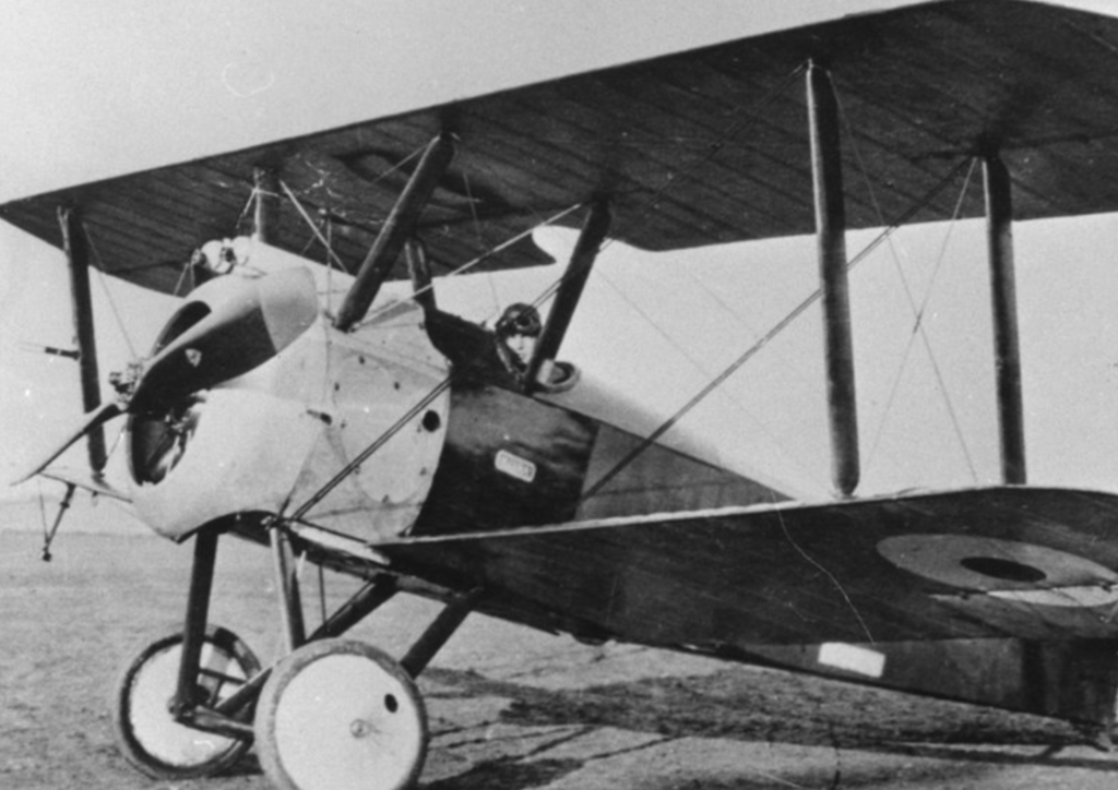 Aeronave típica da Primeira Guerra Mundial, revestida em cortiça.
